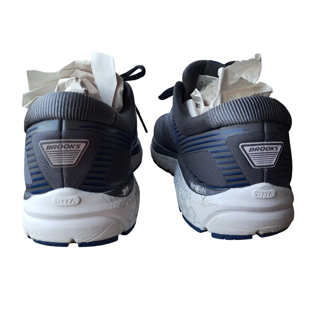 Brooks Addiction 14 Mens Running Shoes Grey Blue 1103171D028 Size 11.5 D
